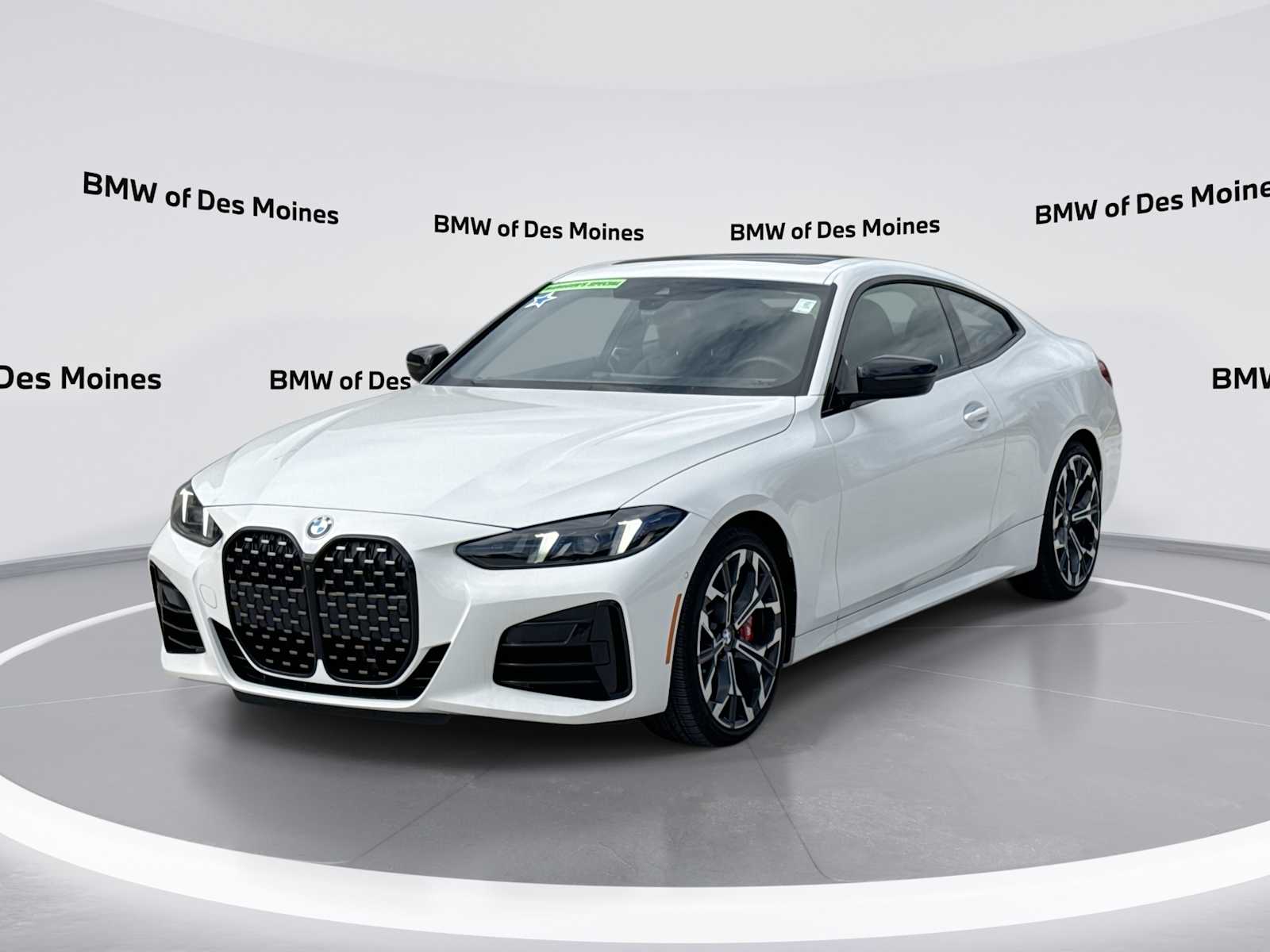 Alpine White 2025 BMW 4 Series 430i Coupe xDrive Coupe All-Wheel Drive 8-Speed Automatic