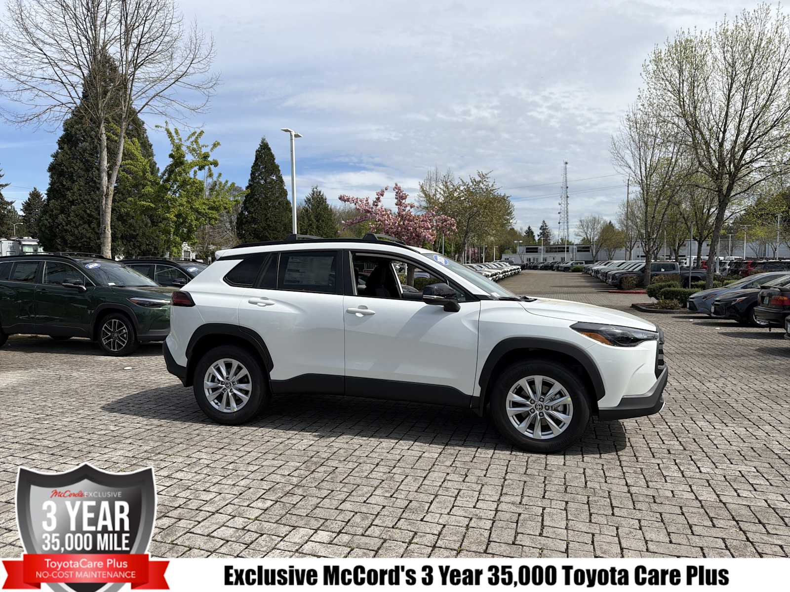 White (Wind Chill Pearl) 2026 Toyota Corolla Cross LE AWD SUV / Crossover All-Wheel Drive Continuously Variable Transmission