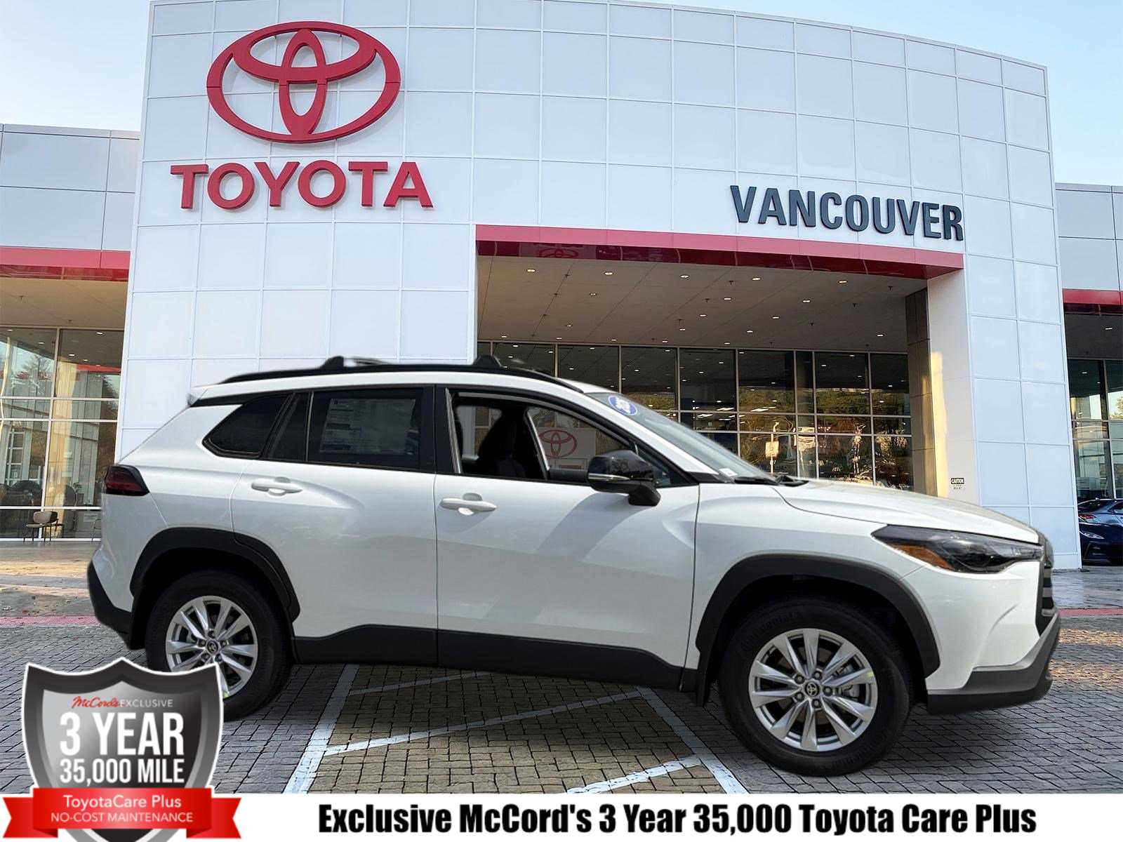 White (Wind Chill Pearl) 2026 Toyota Corolla Cross LE AWD SUV / Crossover All-Wheel Drive Continuously Variable Transmission