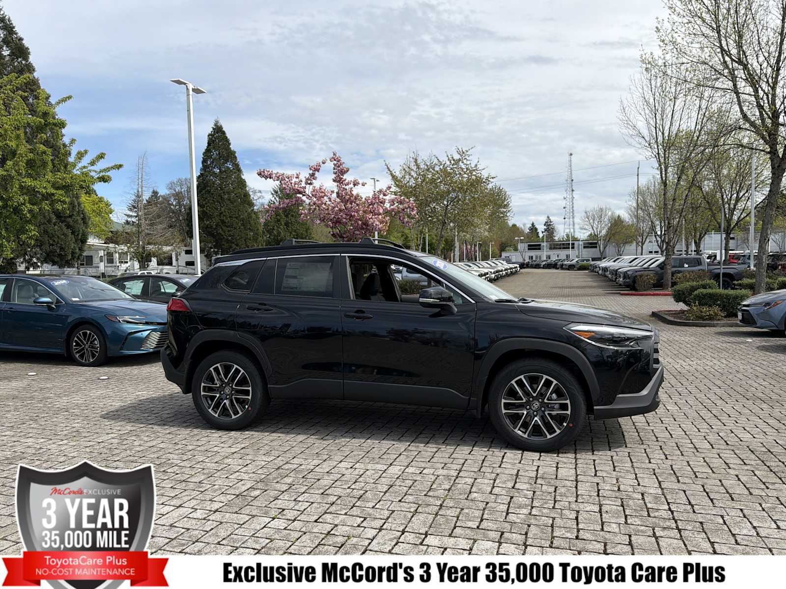 Jet Black 2026 Toyota Corolla Cross XLE AWD SUV / Crossover All-Wheel Drive Continuously Variable Transmission