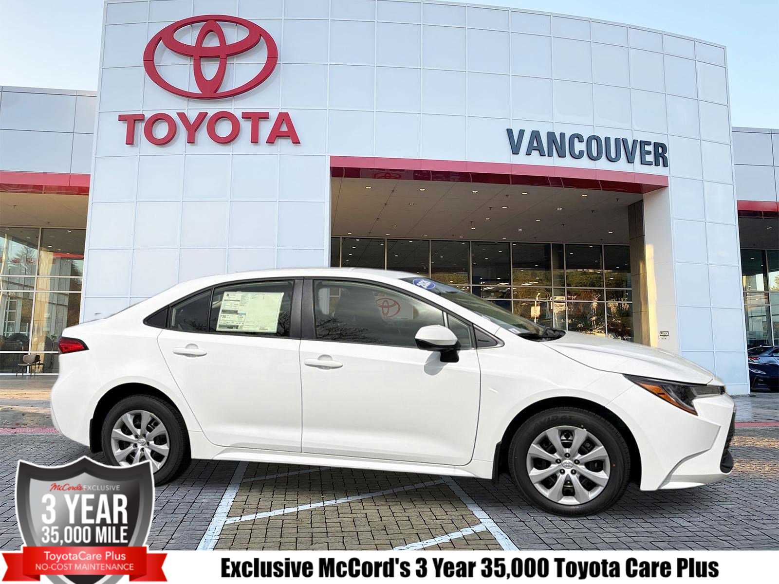 Ice Cap 2026 Toyota Corolla LE FWD Sedan Front-Wheel Drive Continuously Variable Transmission