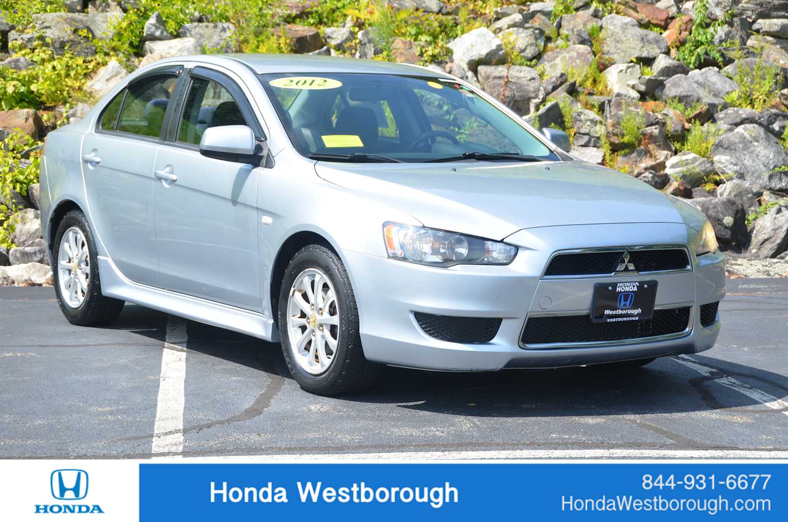 Apex Silver Metallic 2012 Mitsubishi Lancer Sedan All-Wheel Drive Continuously Variable Transmission