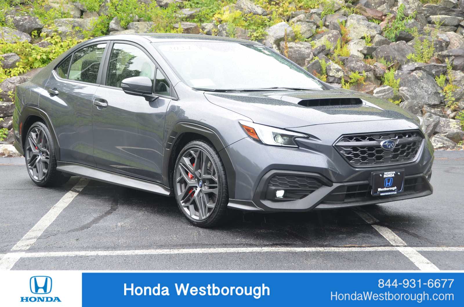Magnetite Gray Metallic 2024 Subaru WRX Sedan All-Wheel Drive 6-Speed Manual