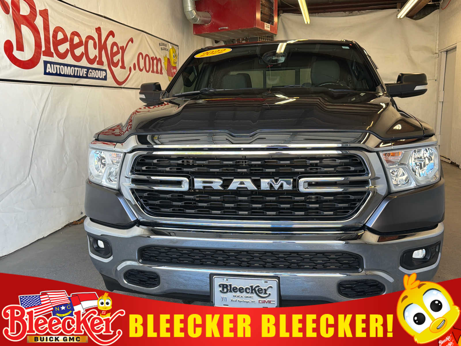 Gray (Granite Crystal Metallic Clearcoat) 2022 RAM 1500 Big Horn Quad Cab RWD Pickup Truck 4X2 8-Speed Automatic