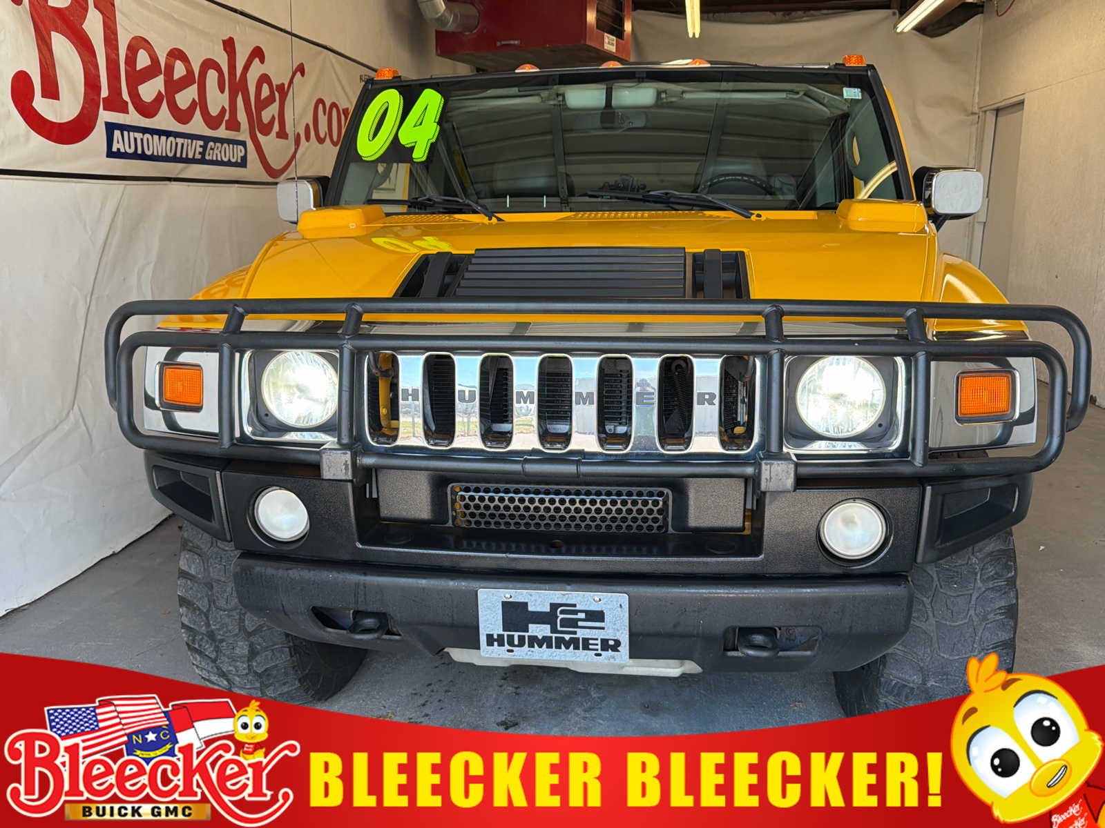 Yellow 2004 Hummer H2 SUV / Crossover 4-Speed Automatic