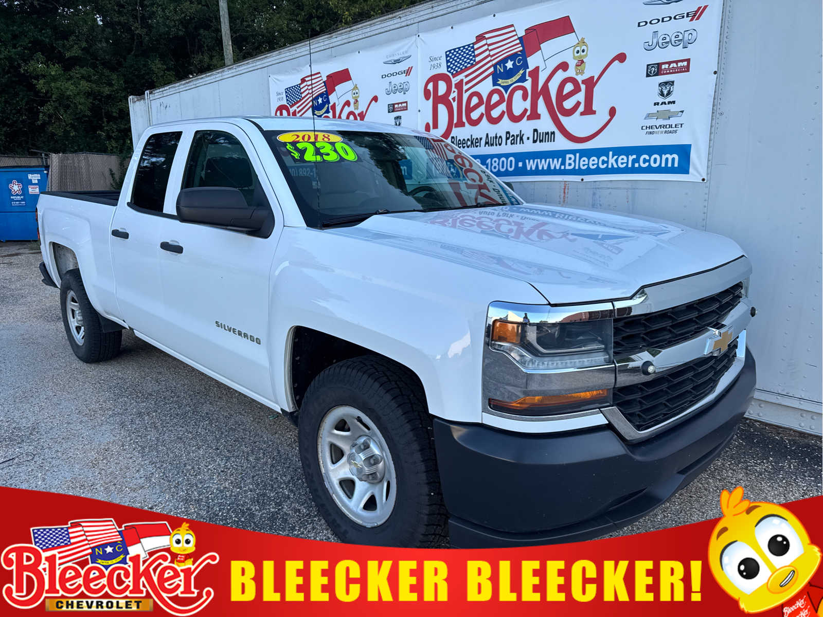  2018 Chevrolet Silverado 1500 Work Truck Double Cab RWD   