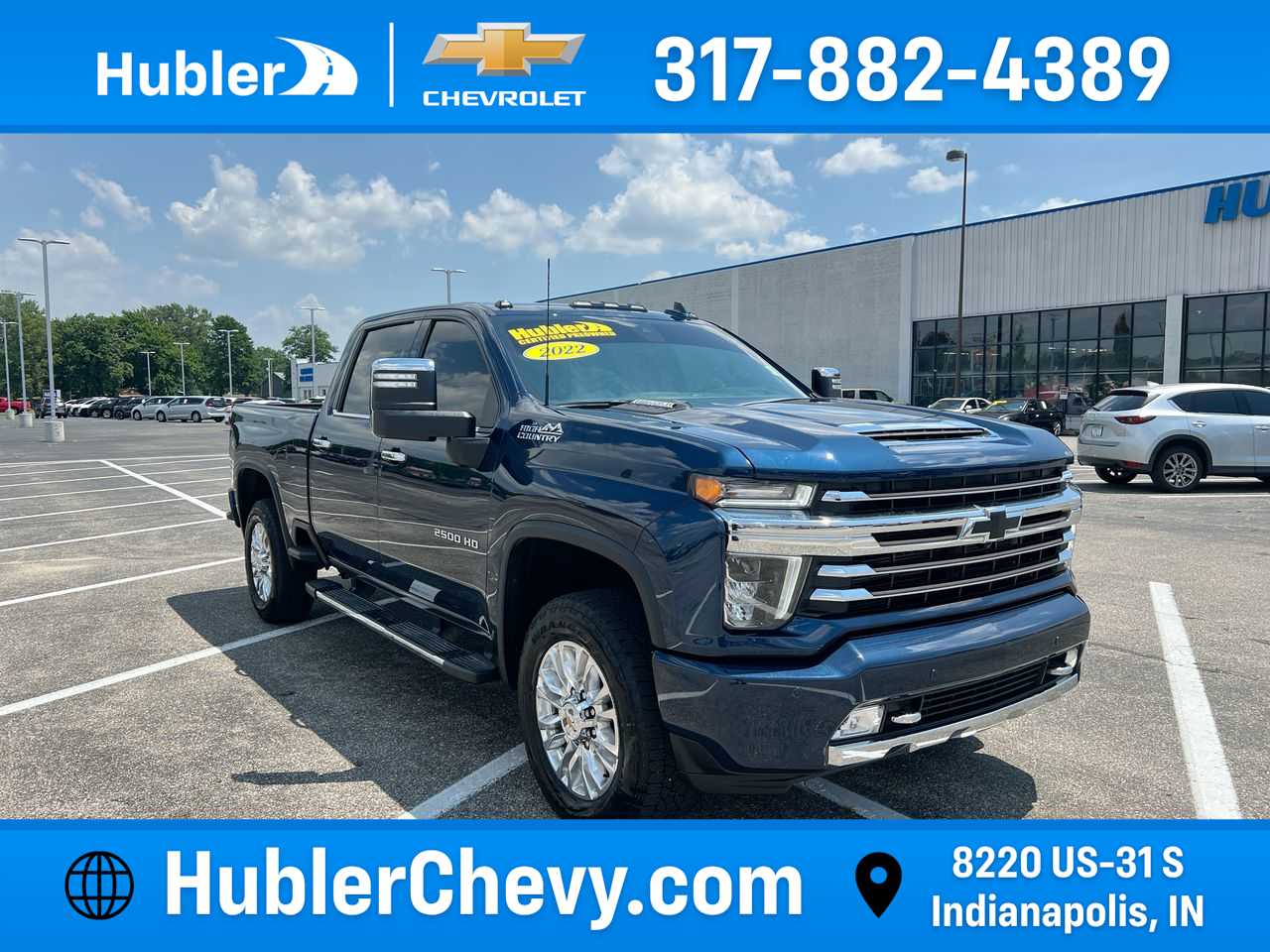 Northsky Blue Metallic 2022 Chevrolet Silverado 2500HD Pickup Truck Four-Wheel Drive Automatic