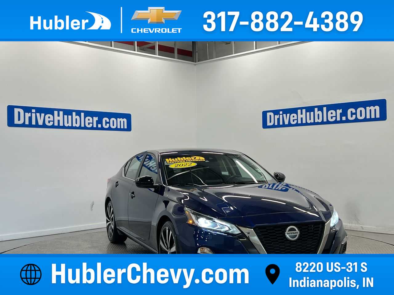 Deep Blue Pearl 2022 Nissan Altima Sedan Front-Wheel Drive Continuously Variable Transmission