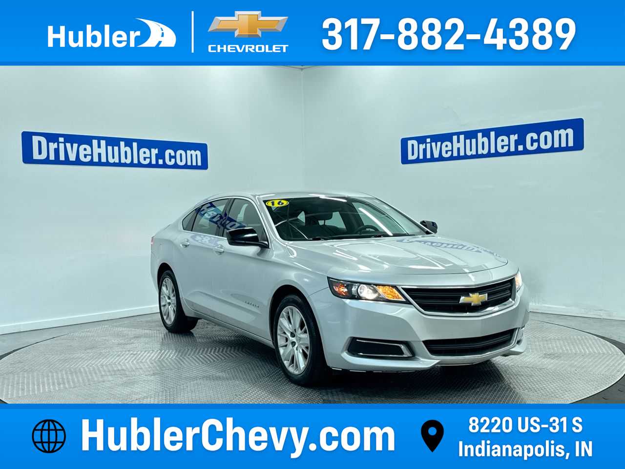 Silver Ice Metallic 2016 Chevrolet Impala LS Fleet FWD Sedan Front-Wheel Drive 6-Speed Automatic