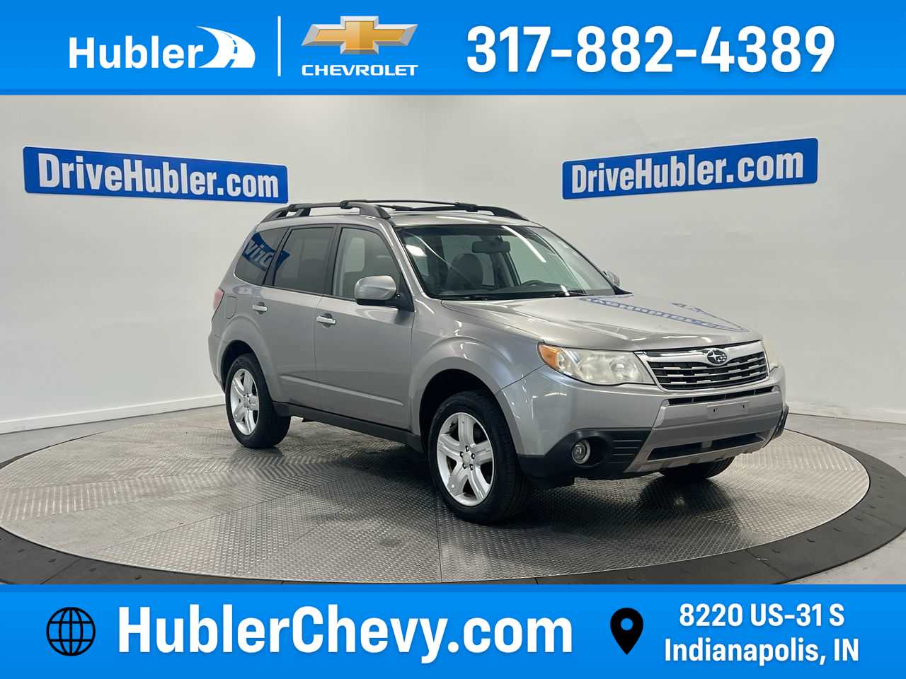 Gray (Steel Silver Metallic) 2010 Subaru Forester 2.5 X Limited SUV / Crossover All-Wheel Drive 4-Speed Automatic
