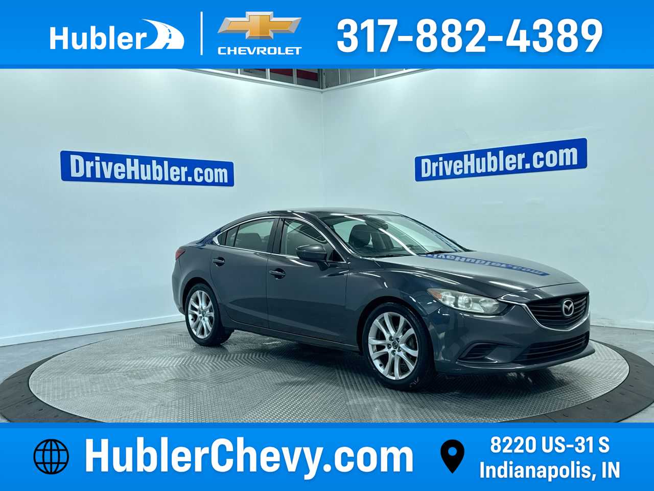 Meteor Gray Mica 2016 Mazda MAZDA6 i Touring Sedan Front-Wheel Drive Manual