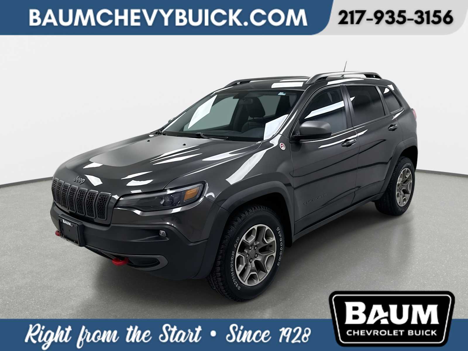 Gray (Granite Crystal Metallic Clearcoat) 2020 Jeep Cherokee Trailhawk 4WD SUV / Crossover Four-Wheel Drive 9-Speed Automatic