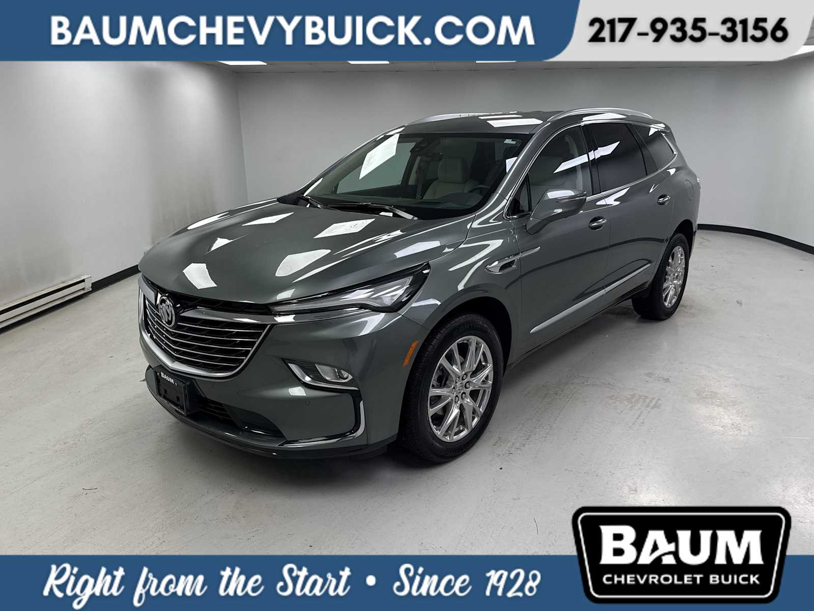 Sage Metallic 2024 Buick Enclave Premium FWD SUV / Crossover Front-Wheel Drive 9-Speed Automatic