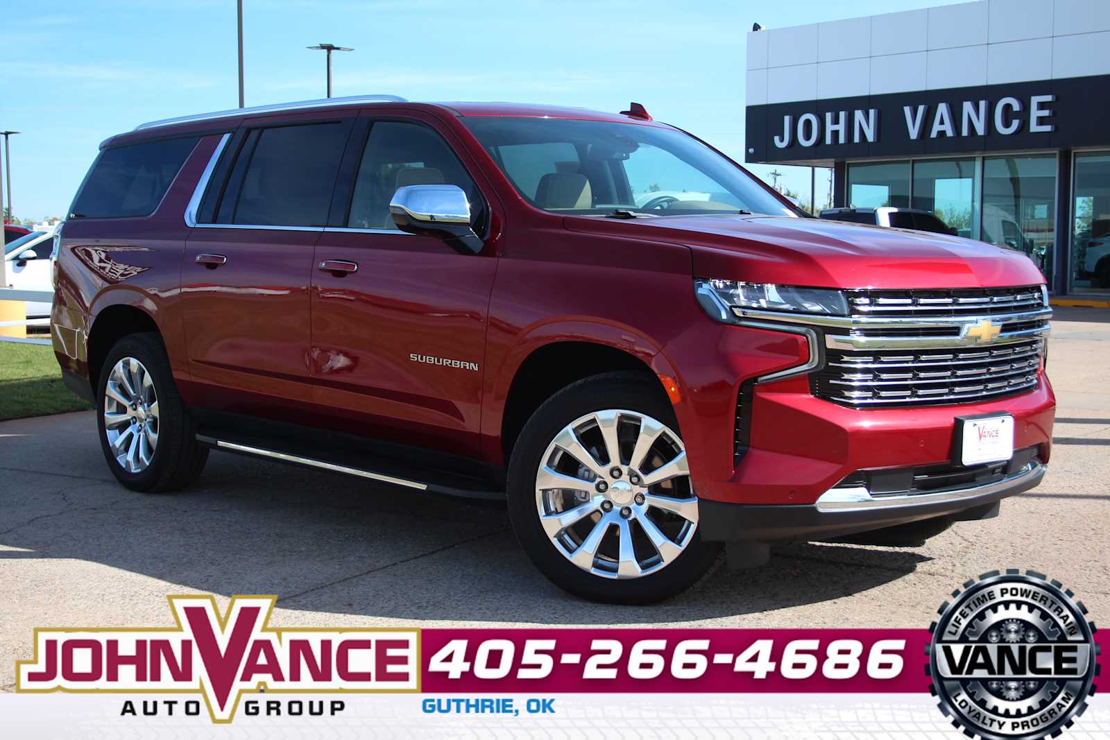 Cherry Red Tintcoat 2022 Chevrolet Suburban Premier 4WD SUV / Crossover Four-Wheel Drive Automatic