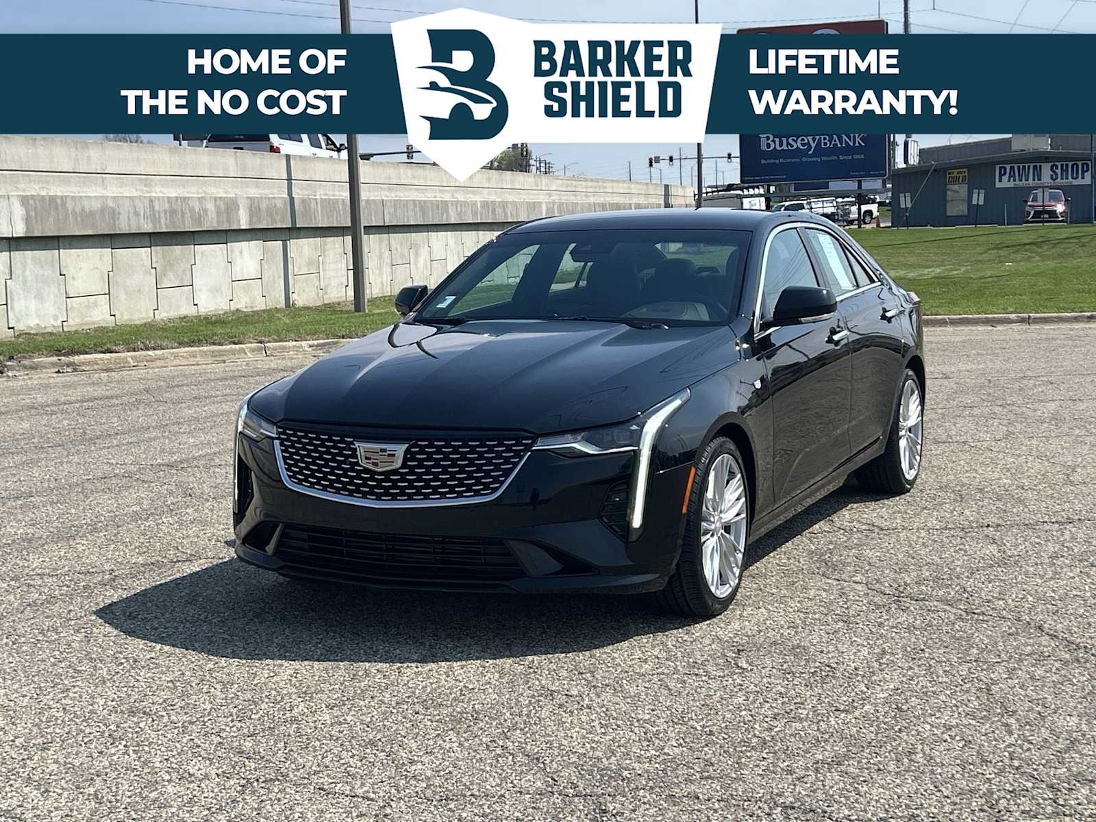 Black Raven 2024 Cadillac CT4 Premium Luxury RWD Sedan Rear-Wheel Drive Automatic