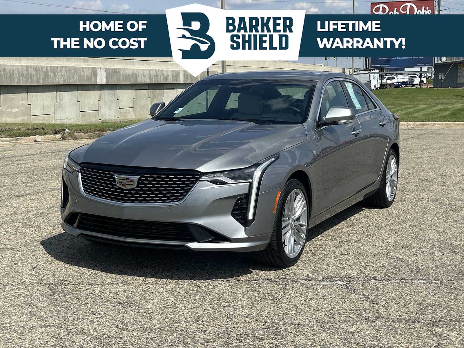 Argent Silver Metallic 2025 Cadillac CT4 Premium Luxury AWD Sedan All-Wheel Drive 8-Speed Automatic