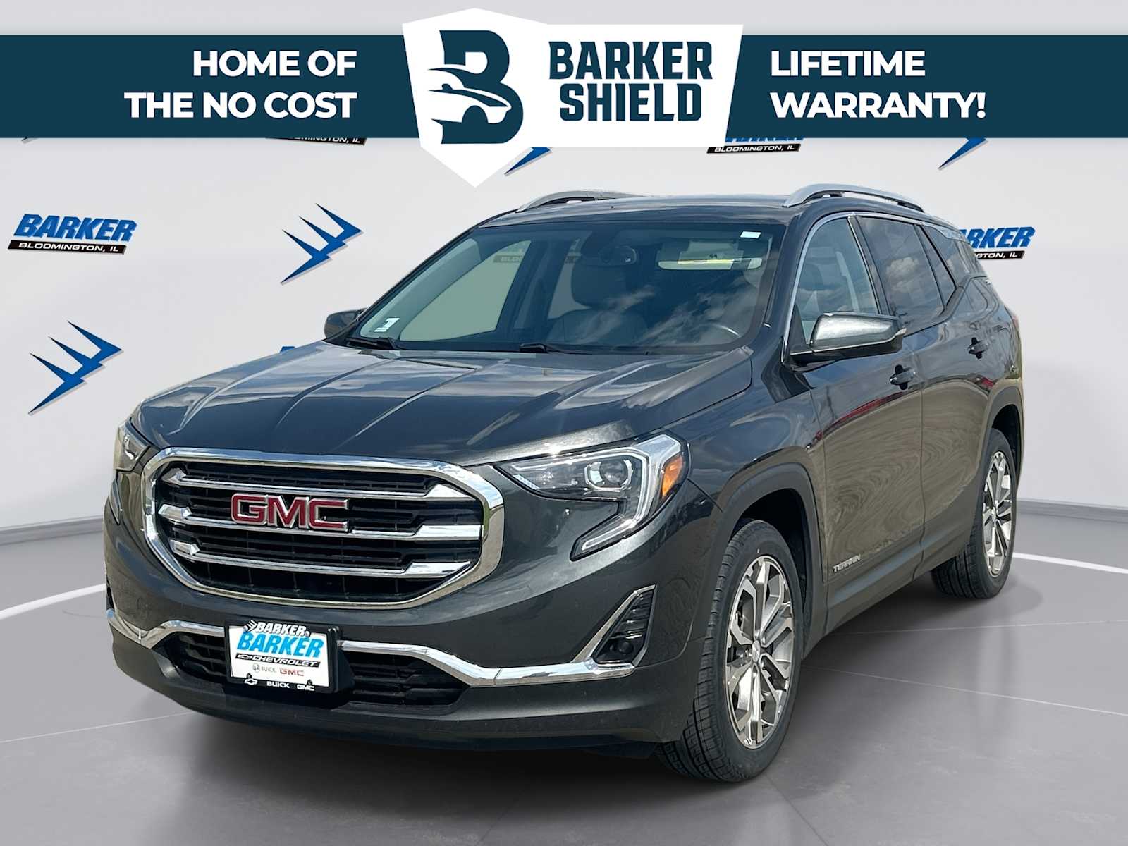 Graphite Gray Metallic 2018 GMC Terrain SLT SUV / Crossover Front-Wheel Drive 9-Speed Automatic