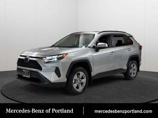 Silver Sky Metallic 2025 Toyota RAV4 Hybrid SUV / Crossover All-Wheel Drive Continuously Variable Transmission
