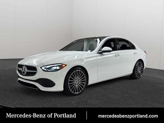 Polar White 2026 Mercedes-Benz C-Class Sedan All-Wheel Drive 9-Speed Automatic