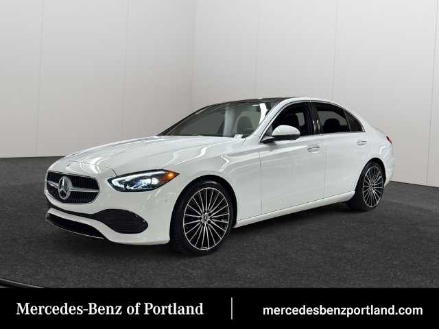 Polar White 2026 Mercedes-Benz C-Class Sedan All-Wheel Drive 9-Speed Automatic