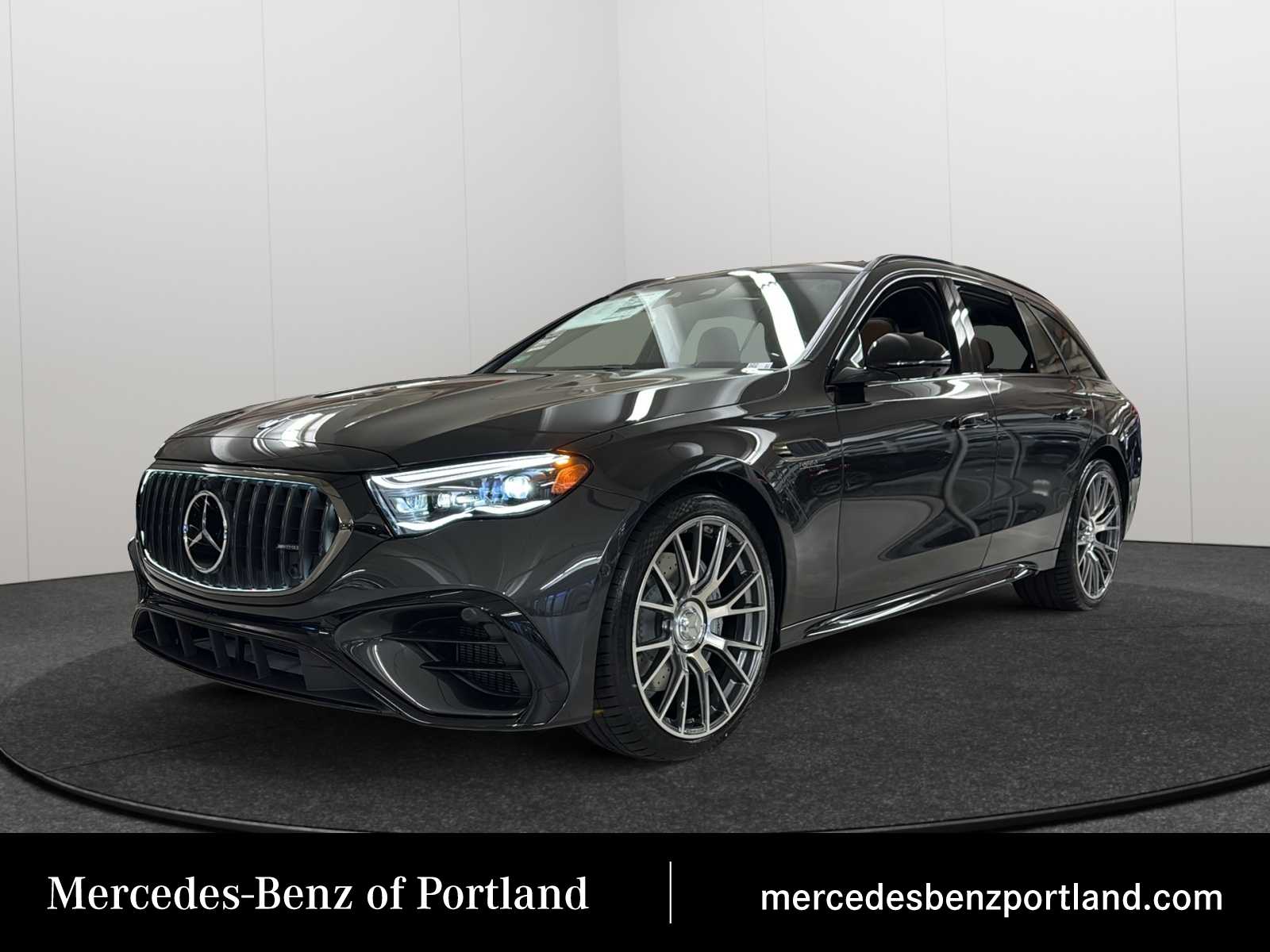 Gray (Graphite Grey Metallic) 2026 Mercedes-Benz E-Class Sedan All-Wheel Drive 9-Speed Automatic