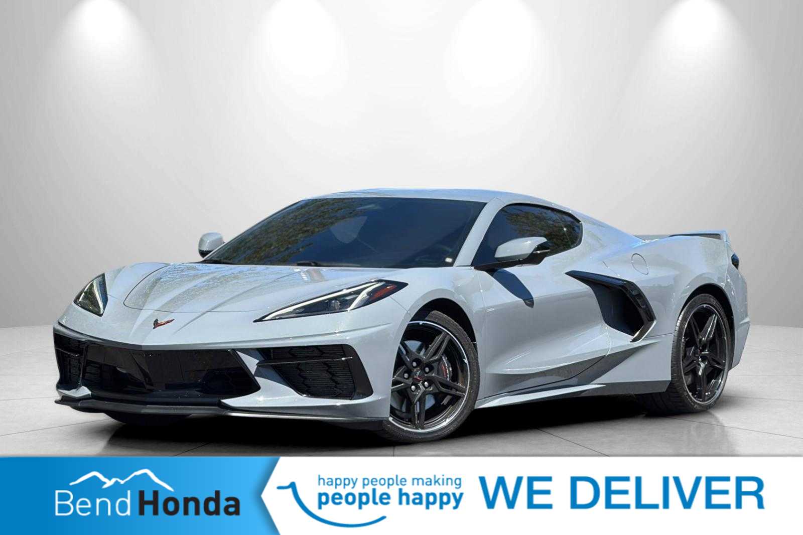 Sea Wolf Gray Tricoat 2024 Chevrolet Corvette Stingray 1LT Coupe RWD Coupe Rear-Wheel Drive 8-Speed Automatic