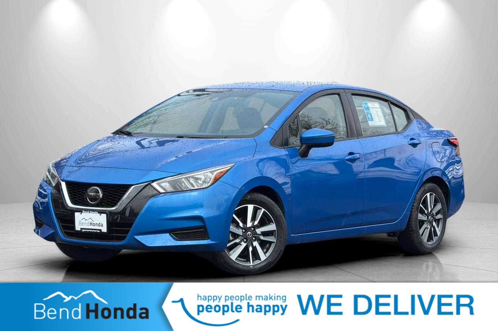 Electric Blue Metallic 2021 Nissan Versa SV FWD Sedan Front-Wheel Drive Continuously Variable Transmission