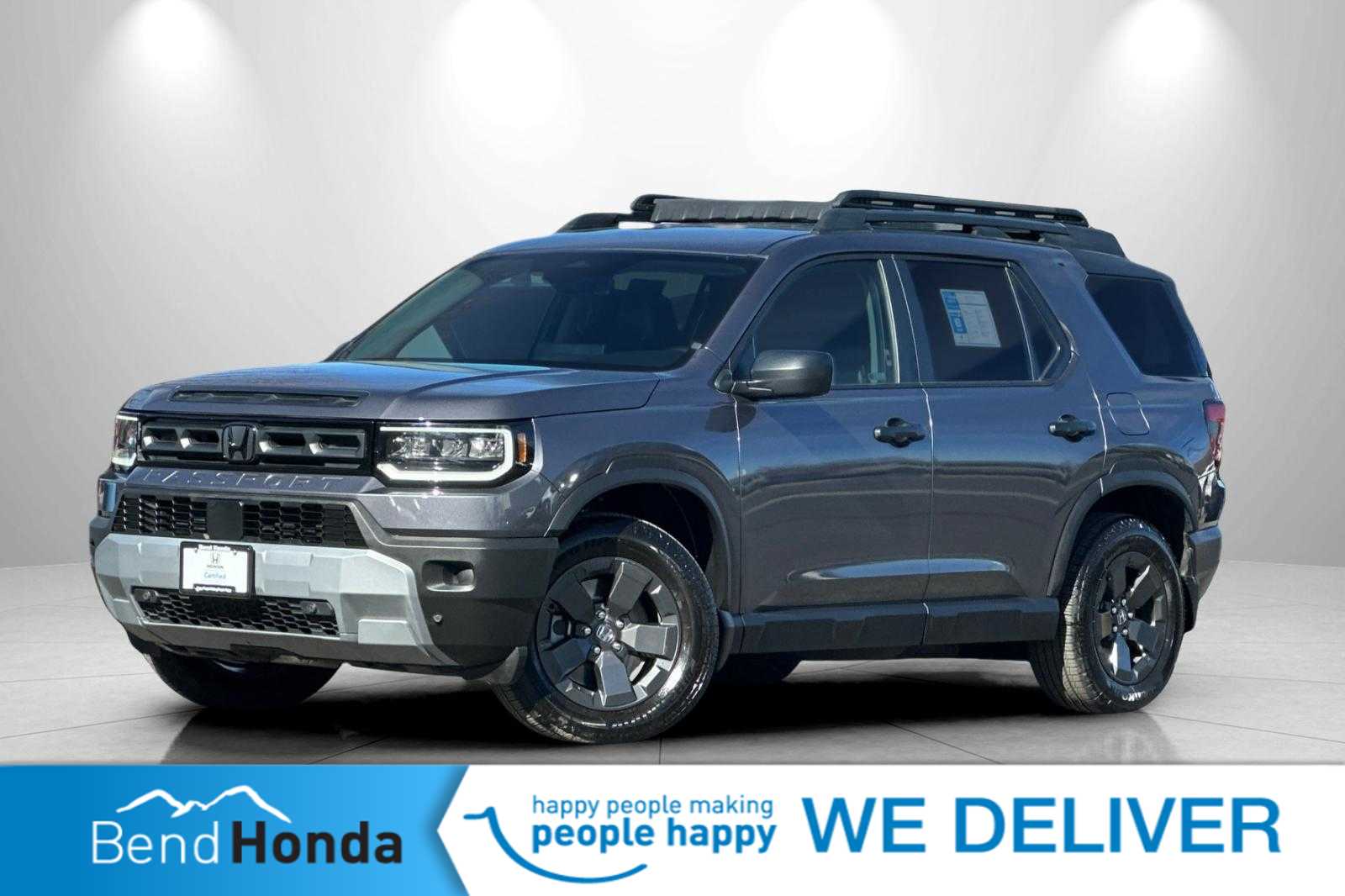 Gray (Modern Steel Metallic) 2026 Honda Passport RTL AWD SUV / Crossover All-Wheel Drive Automatic