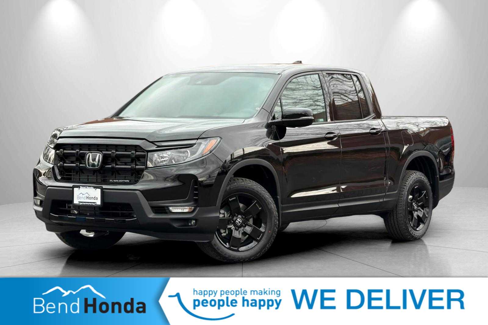 Crystal Black Pearl 2026 Honda Ridgeline Pickup Truck All-Wheel Drive 9-Speed Automatic