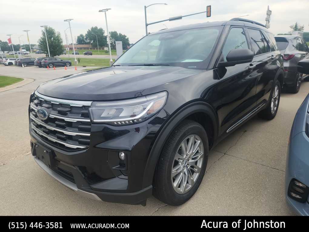 Agate Black Metallic 2025 Ford Explorer SUV / Crossover All-Wheel Drive Automatic