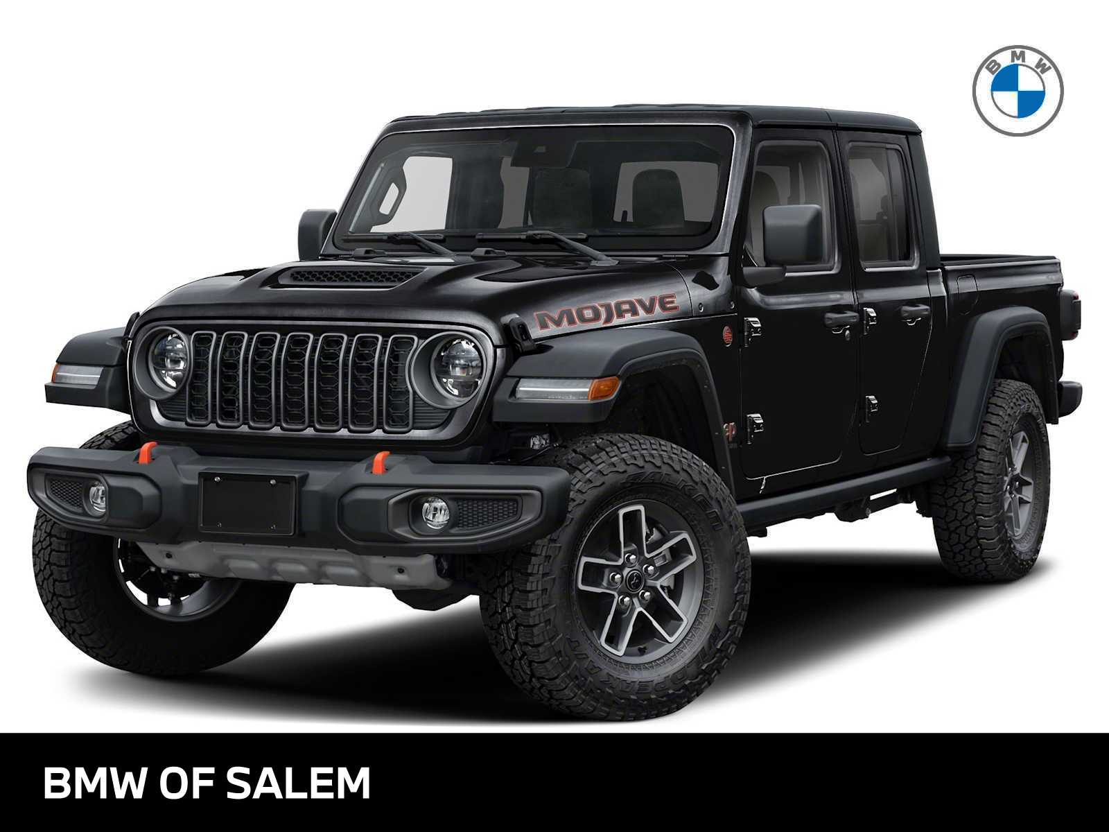 Black Clearcoat 2025 Jeep Gladiator Mojave Crew Cab 4WD Pickup Truck Four-Wheel Drive 8-Speed Automatic