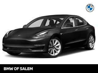 Black 2018 Tesla Model 3 Sedan Rear-Wheel Drive 1-Speed Automatic