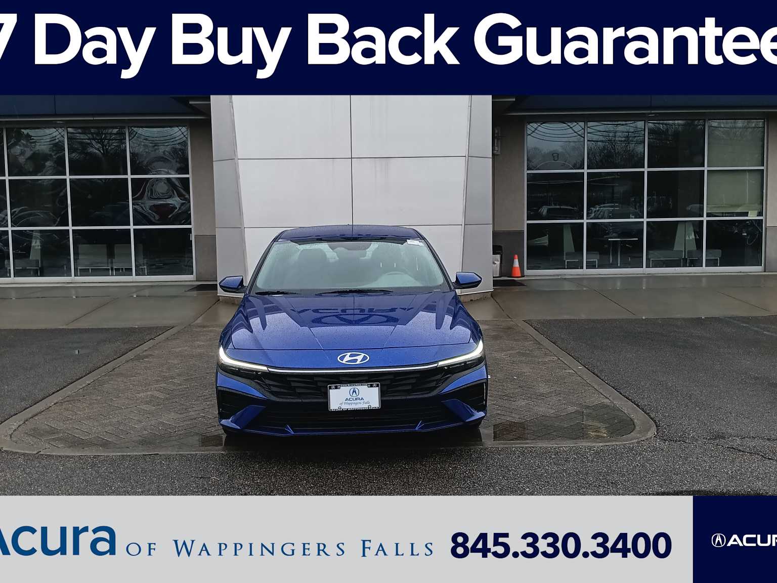 Intense Blue 2024 Hyundai Elantra SEL FWD Sedan Front-Wheel Drive Continuously Variable Transmission