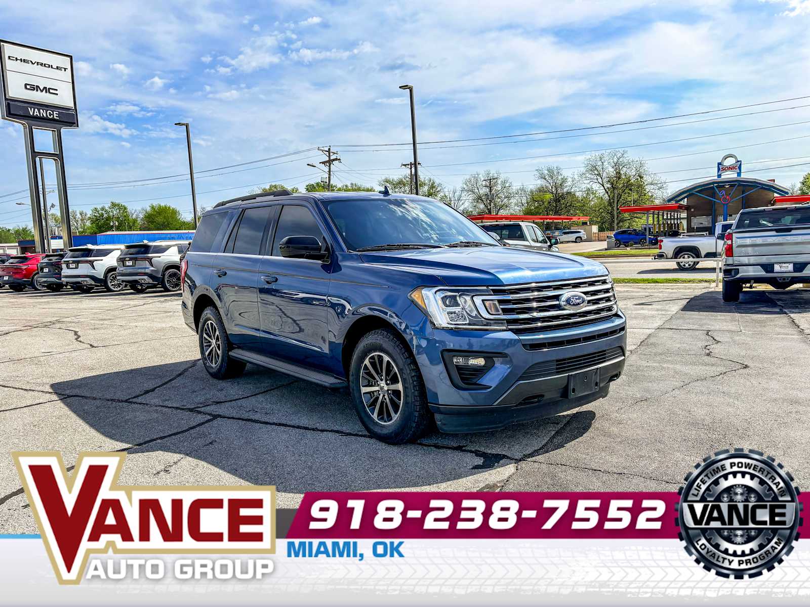Blue Metallic 2020 Ford Expedition XL Fleet 4WD SUV / Crossover Four-Wheel Drive Automatic