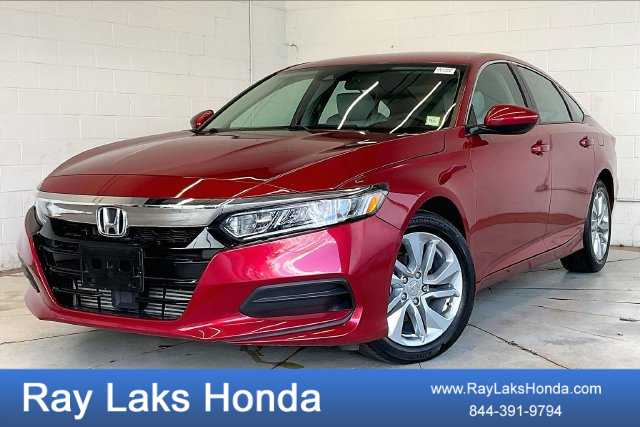 Radiant Red Metallic 2020 Honda Accord Sedan Front-Wheel Drive Continuously Variable Transmission