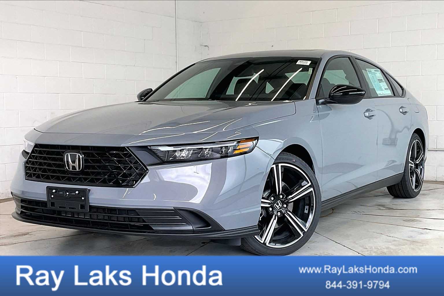 Urban Gray Pearl 2026 Honda Accord Hybrid Sedan Front-Wheel Drive Continuously Variable Transmission