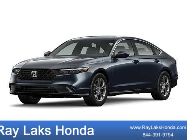 Meteorite Gray Metallic 2026 Honda Accord Hybrid EX-L FWD Sedan Front-Wheel Drive Continuously Variable Transmission