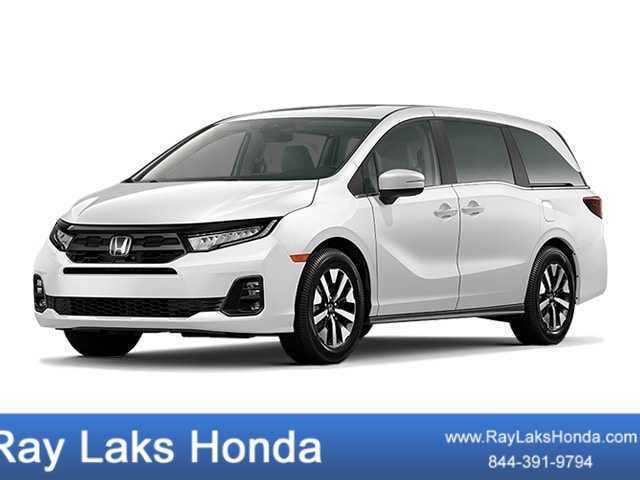 Platinum White Pearl 2026 Honda Odyssey EX-L FWD Minivan Front-Wheel Drive Automatic