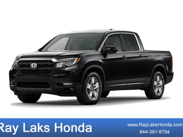 Crystal Black Pearl 2026 Honda Ridgeline RTL AWD Pickup Truck All-Wheel Drive 9-Speed Automatic