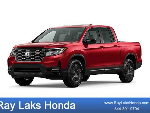 Radiant Red Metallic II 2026 Honda Ridgeline TrailSport AWD Pickup Truck All-Wheel Drive Automatic