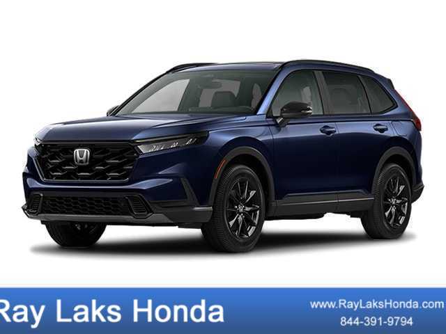 Canyon River Blue Metallic 2027 Honda CR-V Hybrid SUV / Crossover All-Wheel Drive Continuously Variable Transmission