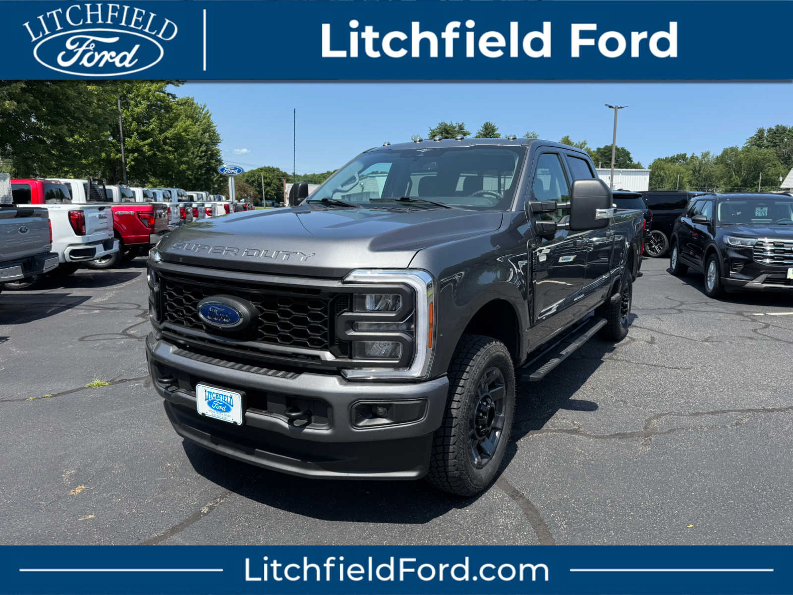 Carbonized Gray Metallic 2023 Ford F-250 Super Duty Pickup Truck Four-Wheel Drive Automatic