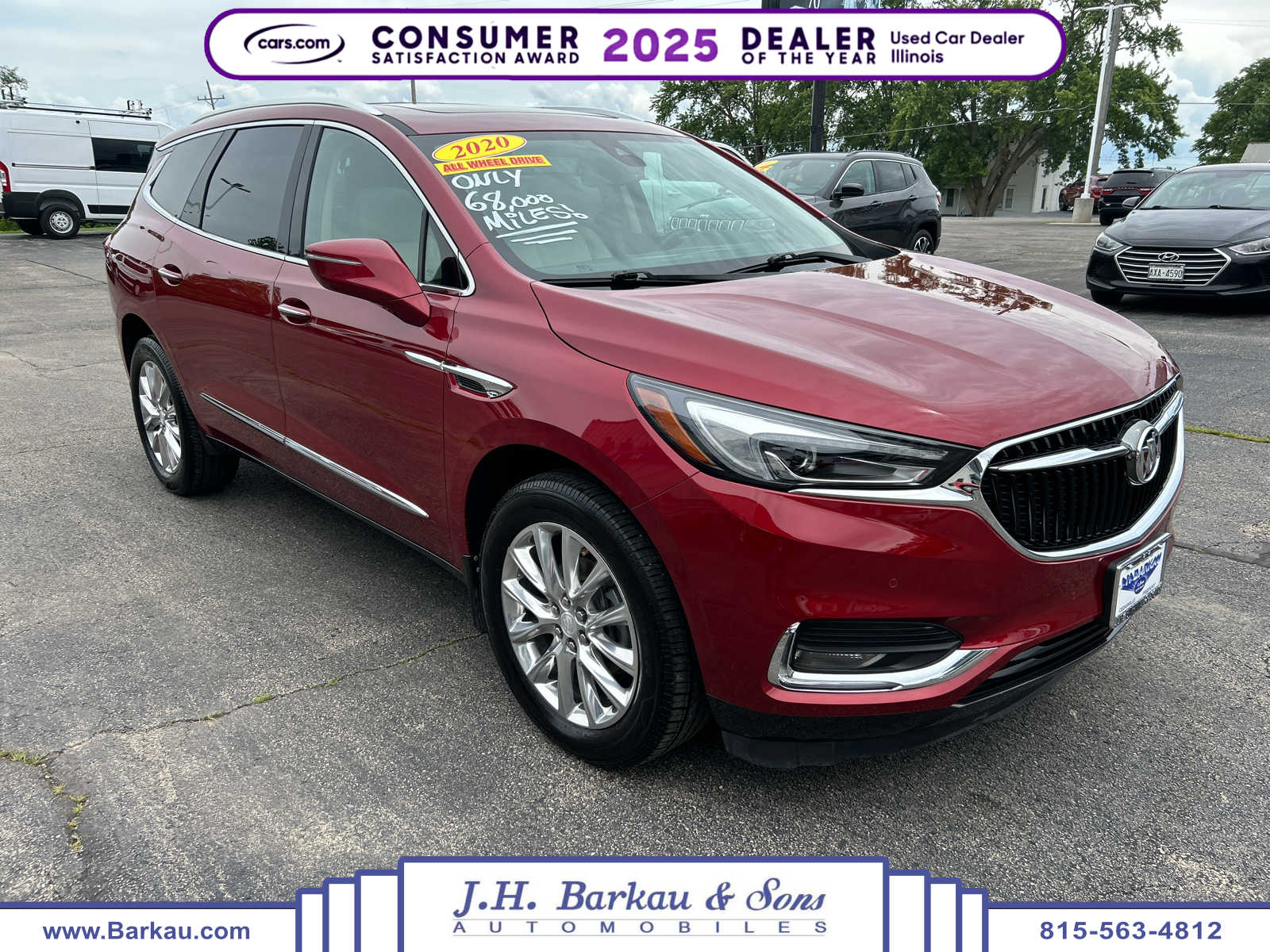 Red Quartz Tintcoat 2020 Buick Enclave Premium AWD SUV / Crossover Four-Wheel Drive 9-Speed Automatic