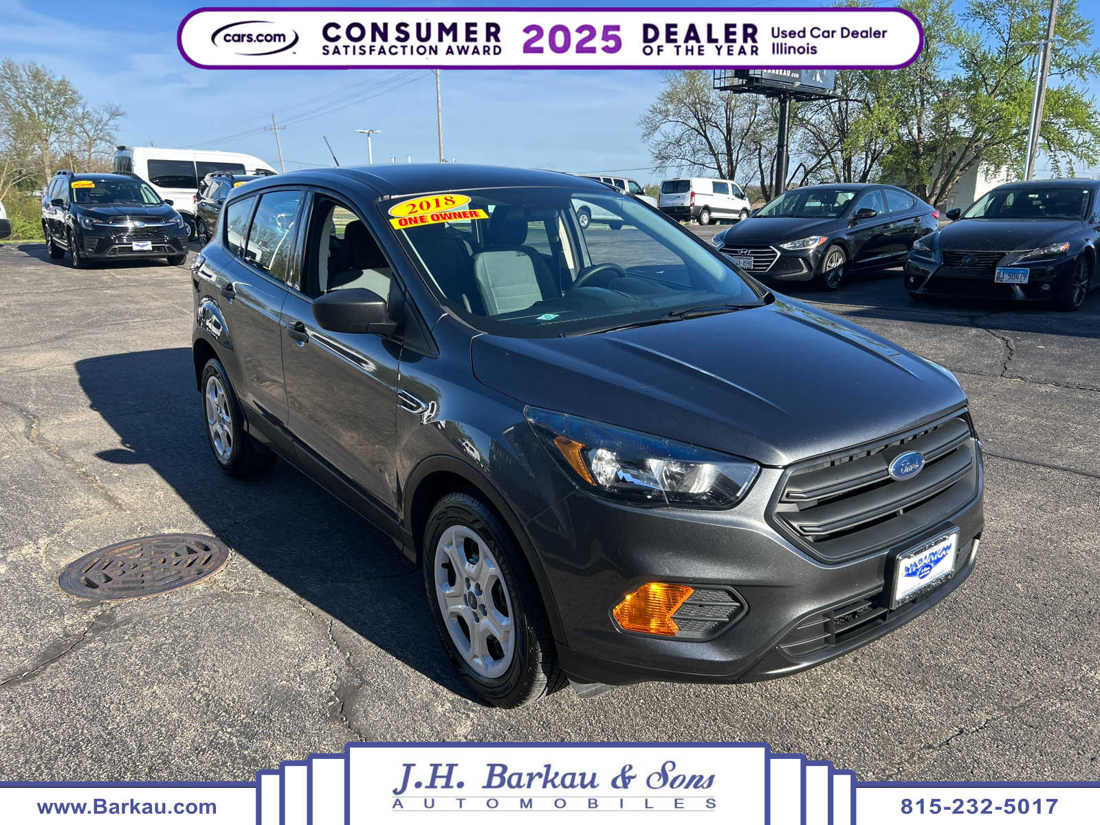 Gray (Magnetic Metallic) 2018 Ford Escape S FWD SUV / Crossover Front-Wheel Drive 6-Speed Automatic