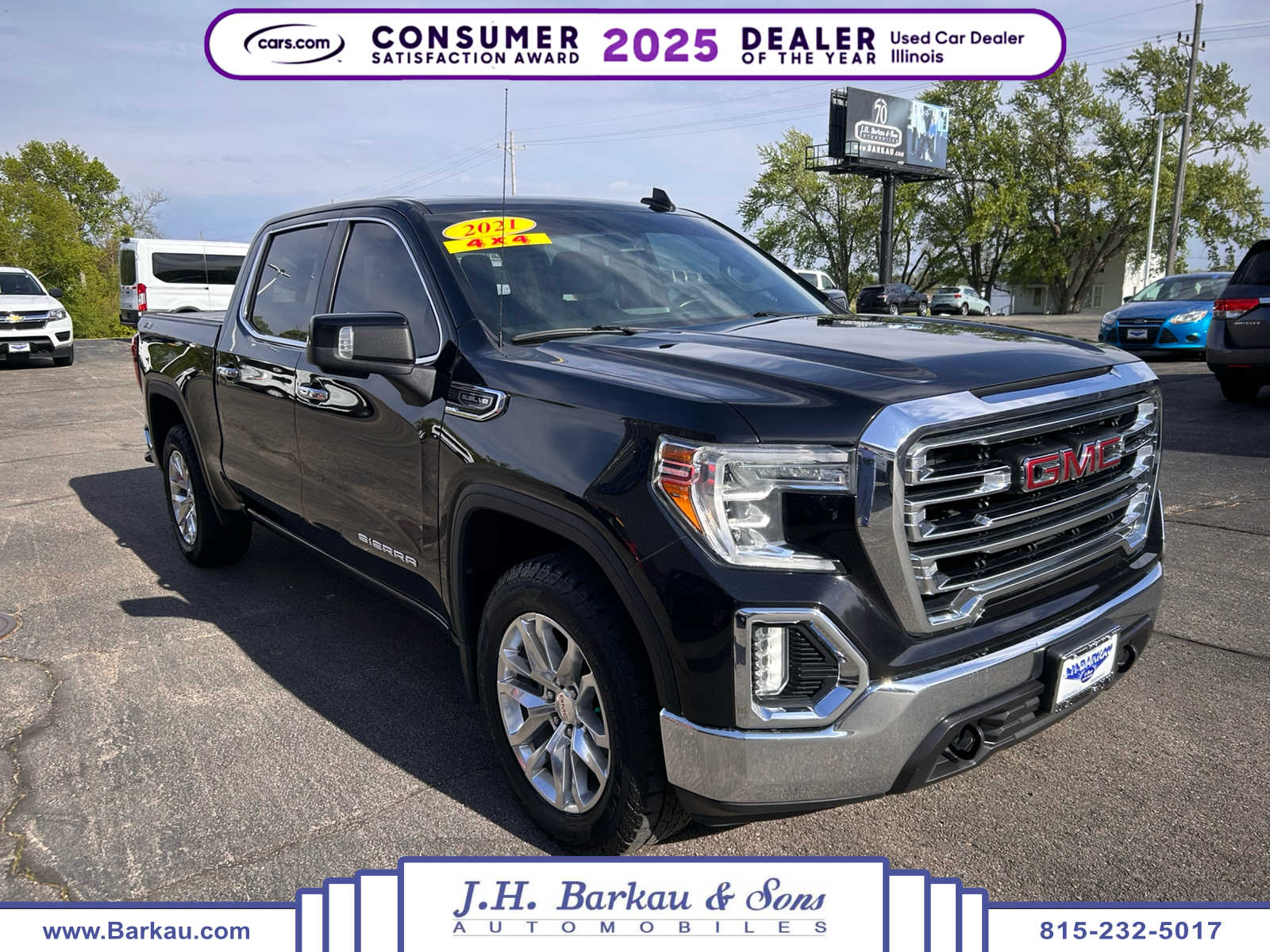  2021 GMC Sierra 1500 SLT Crew Cab 4WD   