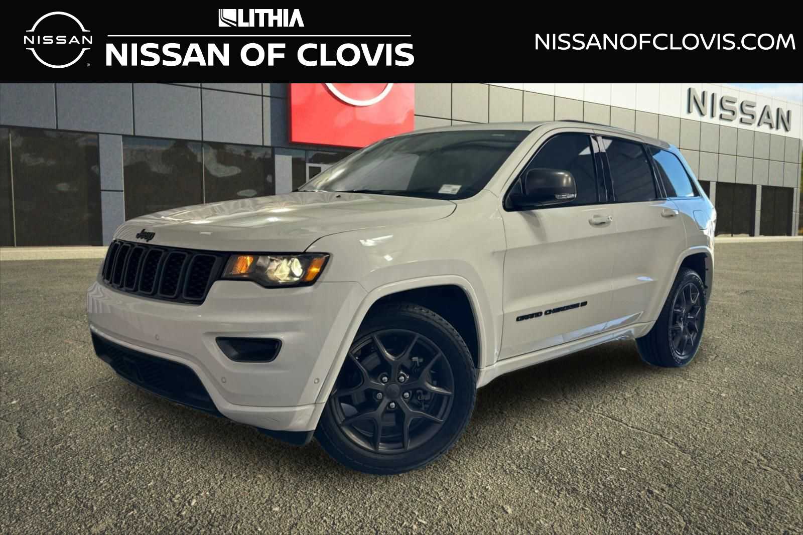 Bright White Clearcoat 2021 Jeep Grand Cherokee 80th Anniversary Edition RWD SUV / Crossover 4X2 8-Speed Automatic