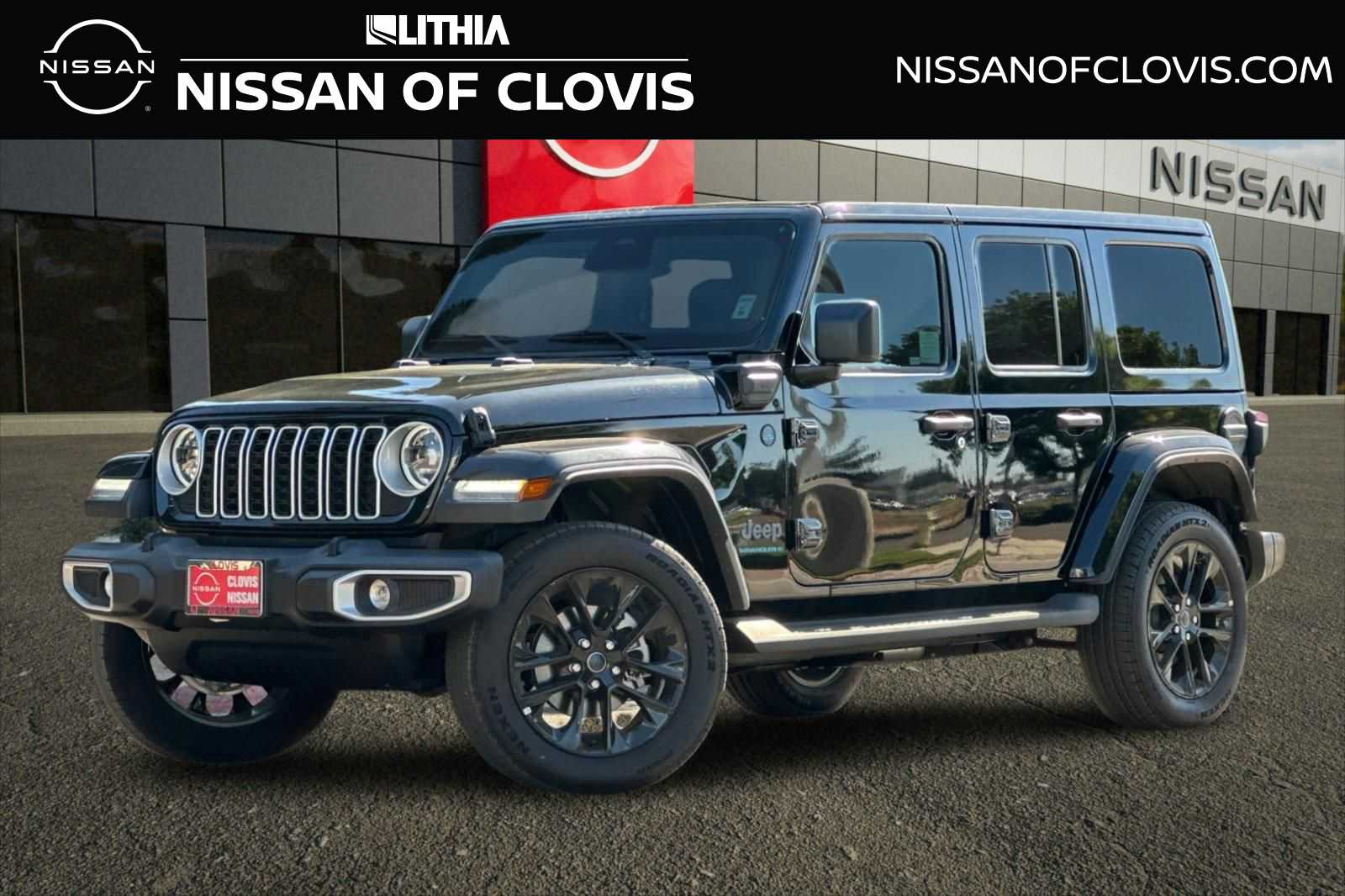 Black Clearcoat 2025 Jeep Wrangler 4xe SUV / Crossover Four-Wheel Drive 8-Speed Automatic