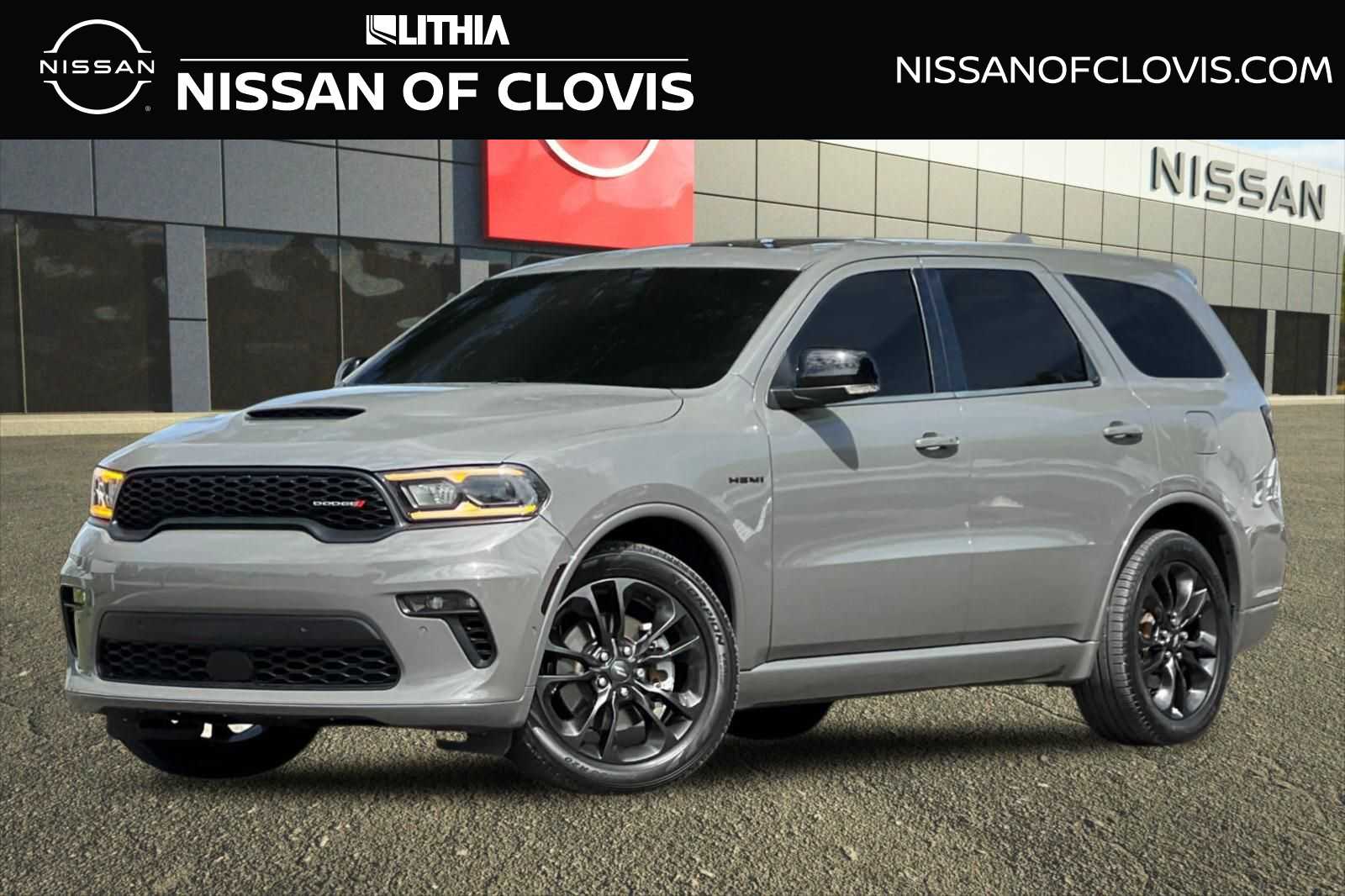 Destroyer Gray Clearcoat 2022 Dodge Durango R/T Plus AWD SUV / Crossover All-Wheel Drive 8-Speed Automatic
