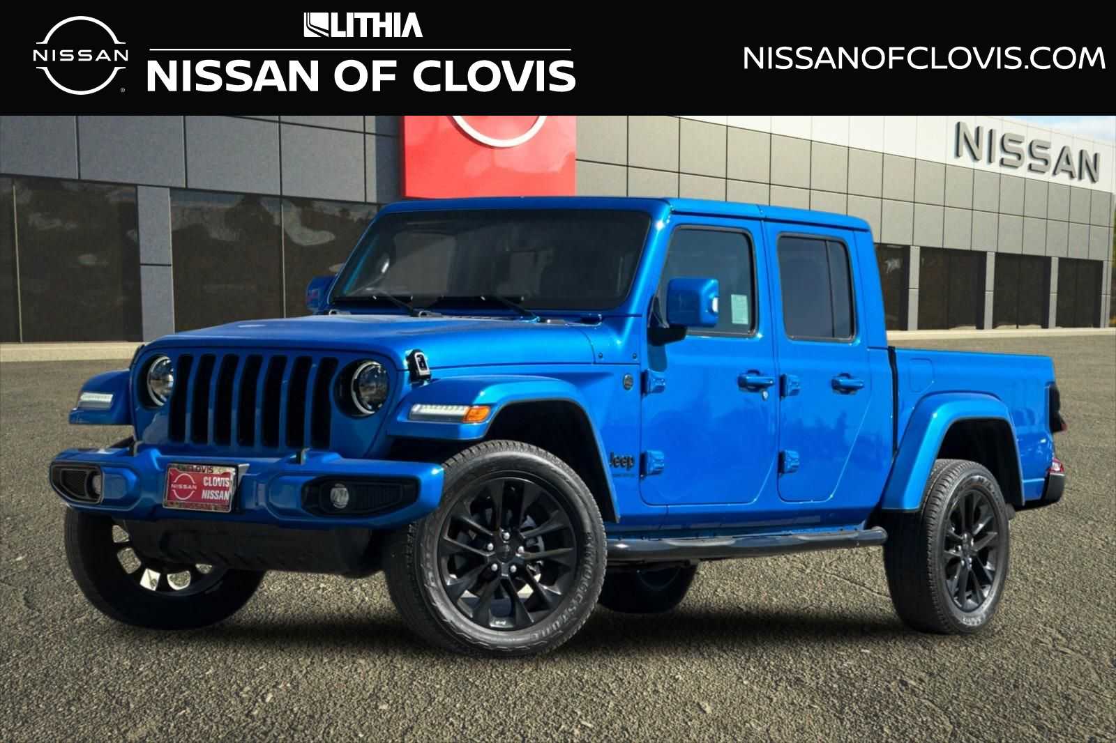 Hydro Blue Pearlcoat 2023 Jeep Gladiator High Altitude Crew Cab 4WD Pickup Truck Four-Wheel Drive 8-Speed Automatic