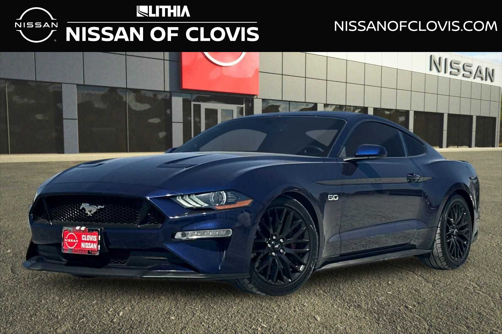 Kona Blue Metallic 2018 Ford Mustang Coupe Rear-Wheel Drive Manual